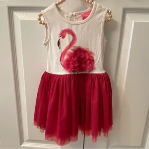 Isaac Mizrahi Flamingo Dress 12 Months NWT